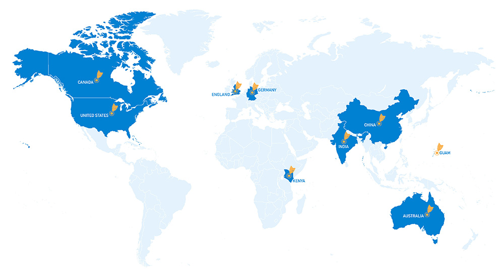 World Map of patients